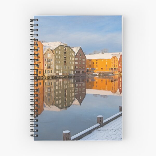 Item preview, Colourful Wooden Buildings Riverside Architecture Trondheim Norway designed and sold by Martyn R Arnold Fine Art Nature & Landscape Photography.