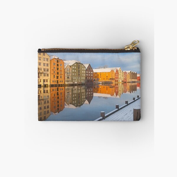 Item preview, Colourful Wooden Buildings Riverside Architecture Trondheim Norway designed and sold by Martyn R Arnold Fine Art Nature & Landscape Photography.