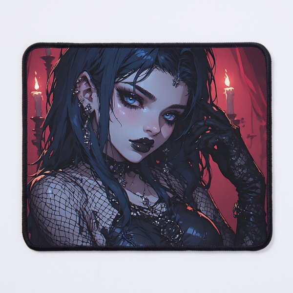 Item preview, Hot Halloween Anime Goth Girl Waifu 96 designed and sold by Your New Fixation.