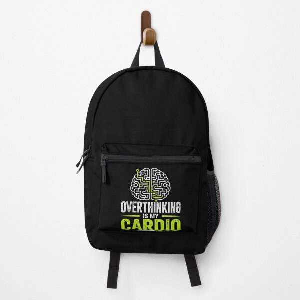 Item preview, Overthinking Is My Cardio Funny Anxiety Brain Graphic Cool Sports for men girls boys designed and sold by bilal sibgui.