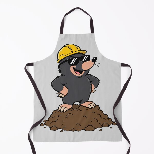Item preview, Cute Mole Gardener Cartoon | Funny Underground Gardening Animal designed and sold by HumanMess.
