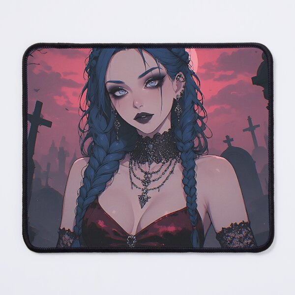 Item preview, Hot Halloween Anime Goth Girl Waifu 97 designed and sold by Your New Fixation.
