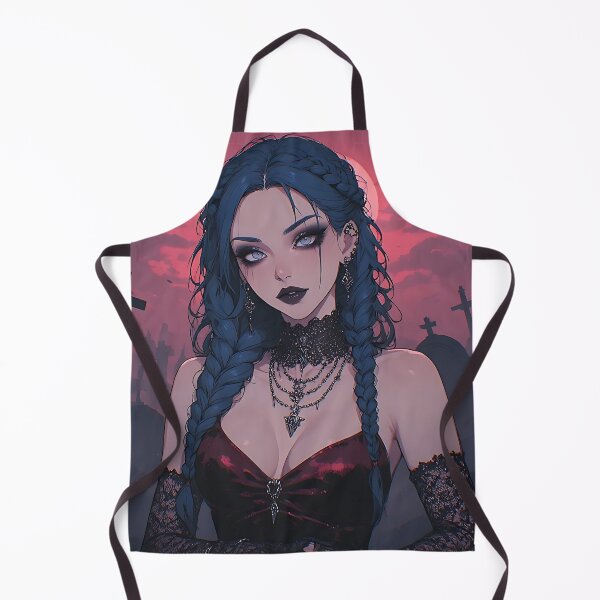 Item preview, Hot Halloween Anime Goth Girl Waifu 97 designed and sold by Your New Fixation.