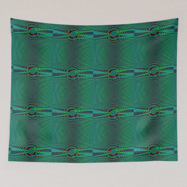 Item preview, Abstract Pattern "Radar 7" designed and sold by Gluecknika.