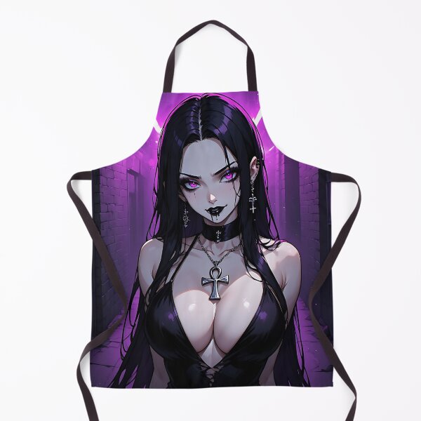 Item preview, Hot Halloween Anime Goth Girl Waifu 99 designed and sold by Your New Fixation.