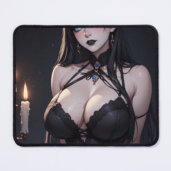 Item preview, Hot Halloween Anime Goth Girl Waifu 101 designed and sold by Your New Fixation.