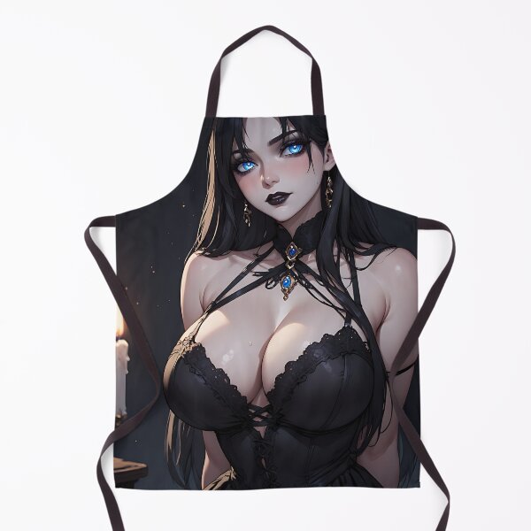 Item preview, Hot Halloween Anime Goth Girl Waifu 101 designed and sold by Your New Fixation.