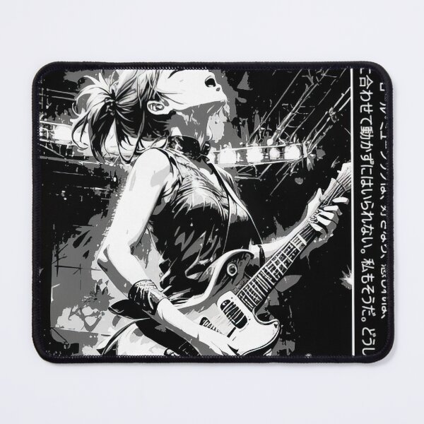 Item preview, Anime Punk Rock Band Black and White Manga Aesthetic #575 designed and sold by mika-gallery.