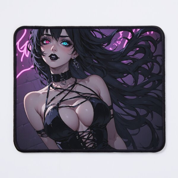 Item preview, Hot Halloween Anime Goth Girl Waifu 107 designed and sold by Your New Fixation.