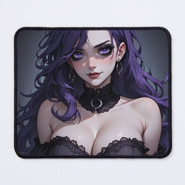 Item preview, Hot Halloween Anime Goth Girl Waifu 108 designed and sold by Your New Fixation.