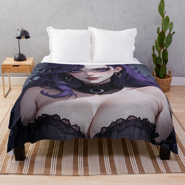 Item preview, Hot Halloween Anime Goth Girl Waifu 108 designed and sold by Your New Fixation.