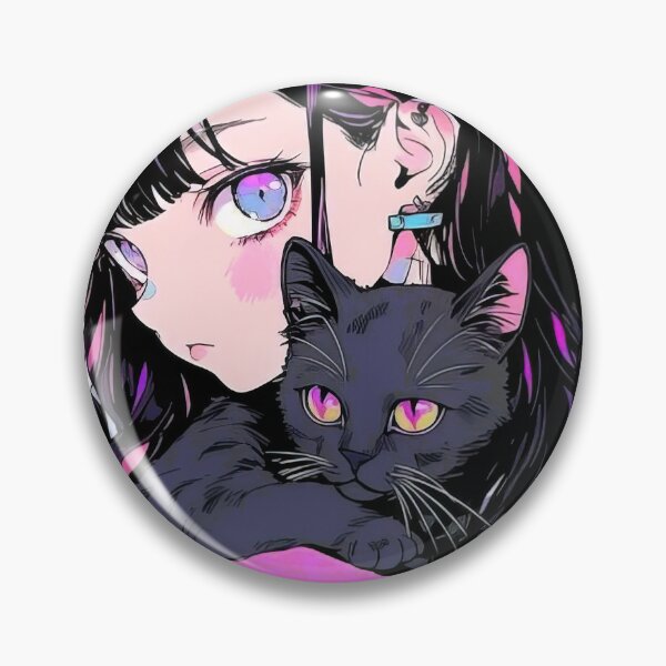 Item preview, Stylish Anime Neko Girl Manga Aesthetic Streetwear #882 designed and sold by mika-gallery.