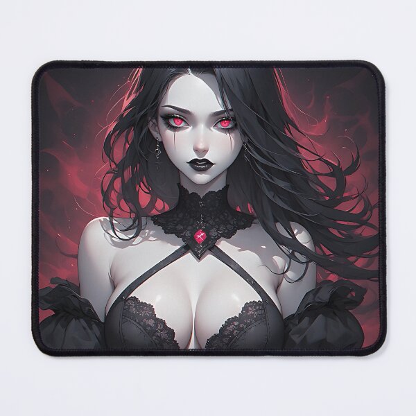 Item preview, Hot Halloween Anime Goth Girl Waifu 110 designed and sold by Your New Fixation.