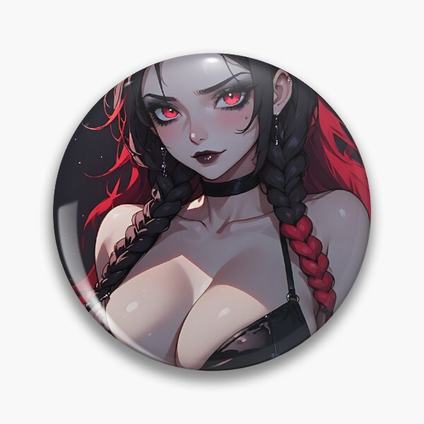 Item preview, Hot Halloween Anime Goth Girl Waifu 111 designed and sold by Your New Fixation.