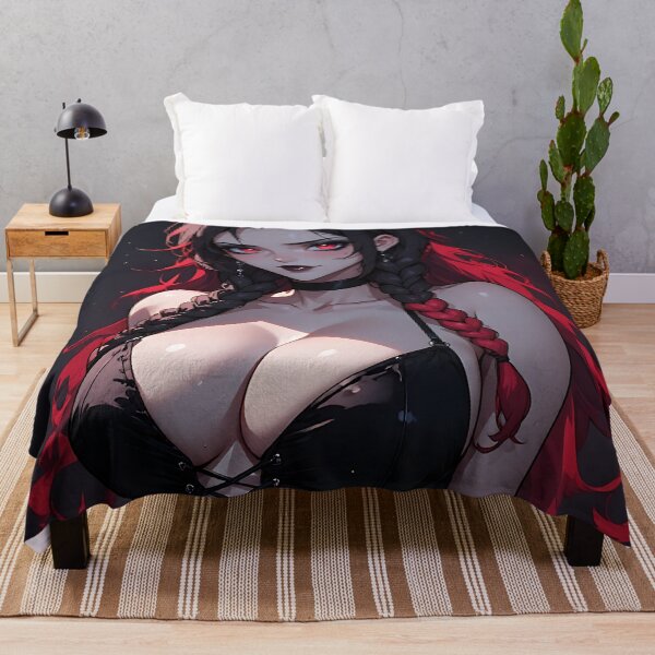 Item preview, Hot Halloween Anime Goth Girl Waifu 111 designed and sold by Your New Fixation.