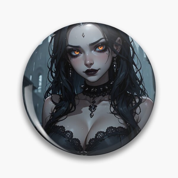 Item preview, Hot Halloween Anime Goth Girl Waifu 112 designed and sold by Your New Fixation.