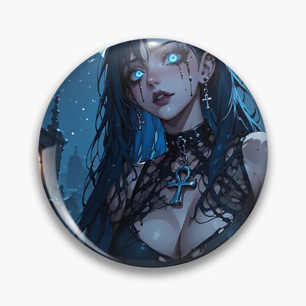 Item preview, Hot Halloween Anime Goth Girl Waifu 115 designed and sold by Your New Fixation.