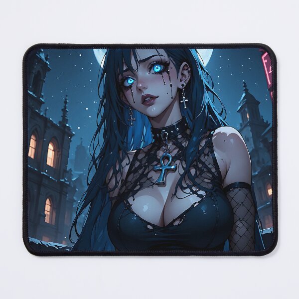 Item preview, Hot Halloween Anime Goth Girl Waifu 115 designed and sold by Your New Fixation.
