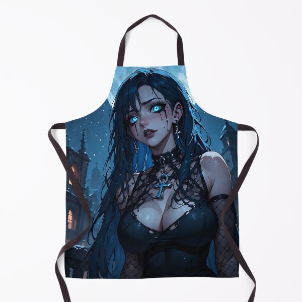 Item preview, Hot Halloween Anime Goth Girl Waifu 115 designed and sold by Your New Fixation.