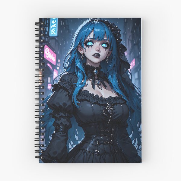 Item preview, Hot Halloween Anime Goth Girl Waifu 117 designed and sold by Your New Fixation.