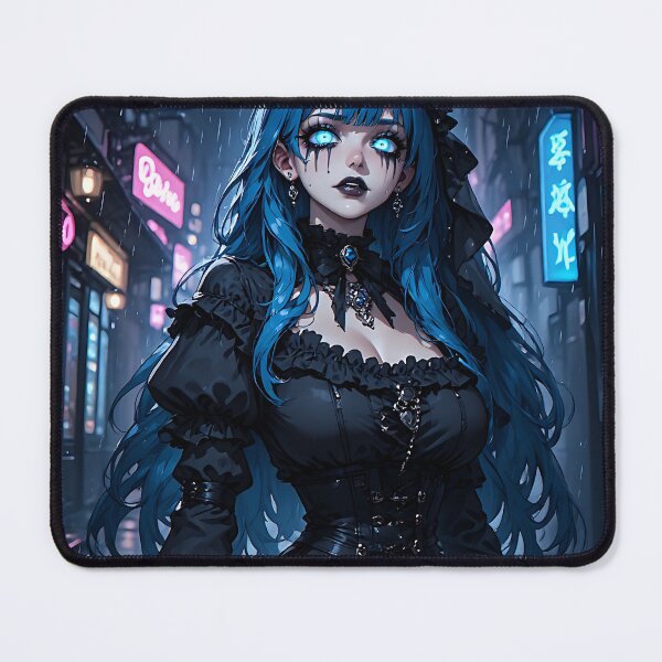 Item preview, Hot Halloween Anime Goth Girl Waifu 117 designed and sold by Your New Fixation.