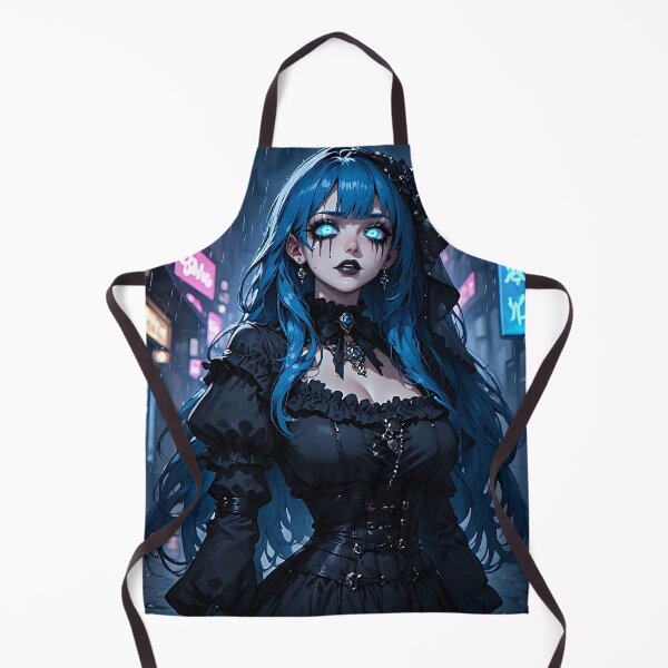 Item preview, Hot Halloween Anime Goth Girl Waifu 117 designed and sold by Your New Fixation.