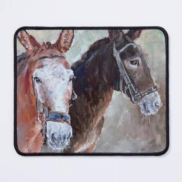 Item preview, TWO MULES - DOS MULAS designed and sold by Margaret Merry.