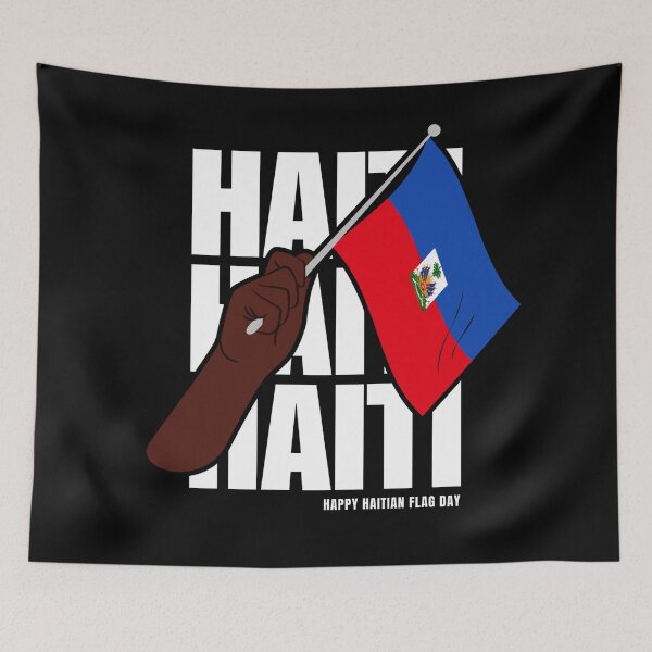 Item preview, Happy Haitian Flag Day Proud Haiti Flag designed and sold by Dondonmart.