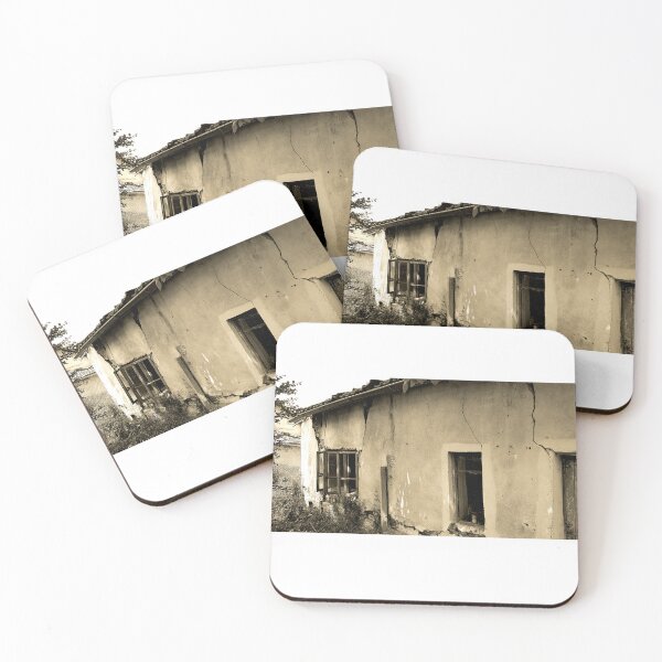 Item preview, Abandoned Echoes - Vintage Sepia Old Country House Photography designed and sold by K Design Store.