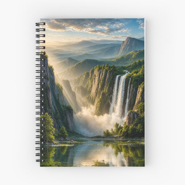 Item preview, Misty Canyon Waterfall Protect Earth Fresh Water designed and sold by Nuvoro Eco Awareness.