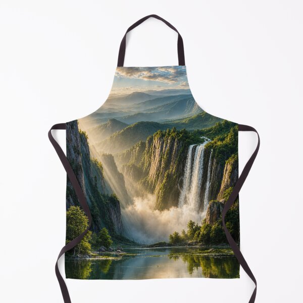 Item preview, Misty Canyon Waterfall Protect Earth Fresh Water designed and sold by Nuvoro Eco Awareness.