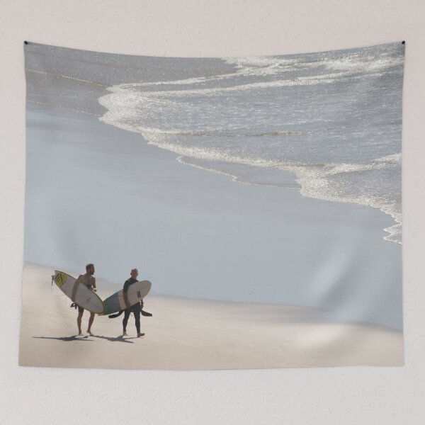 Item preview, Two surfers wandering Coolum designed and sold by photosbymia.
