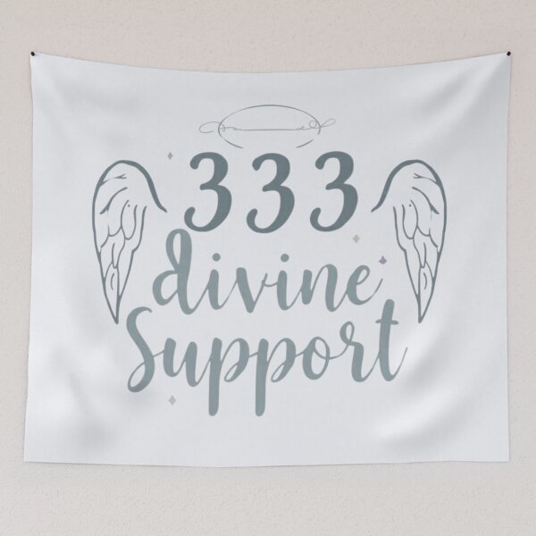 Item preview, 333 Angel Number – Divine Support Spiritual Design designed and sold by CosmicQuietLab.