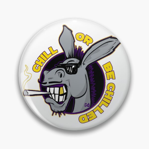 Item preview, Chill or Be Chilled Cool Donkey Mascot Urban Streetwear Graphic designed and sold by DesignArtist.ia.