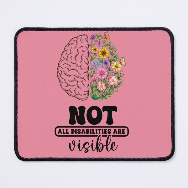 Item preview, Not all disabilities are visible- pink designed and sold by ExcessiveSarcasmCo..