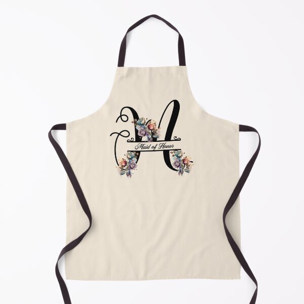 Item preview, Maid of Honor Floral Monogram Hen Party M designed and sold by GogaVibeRe.
