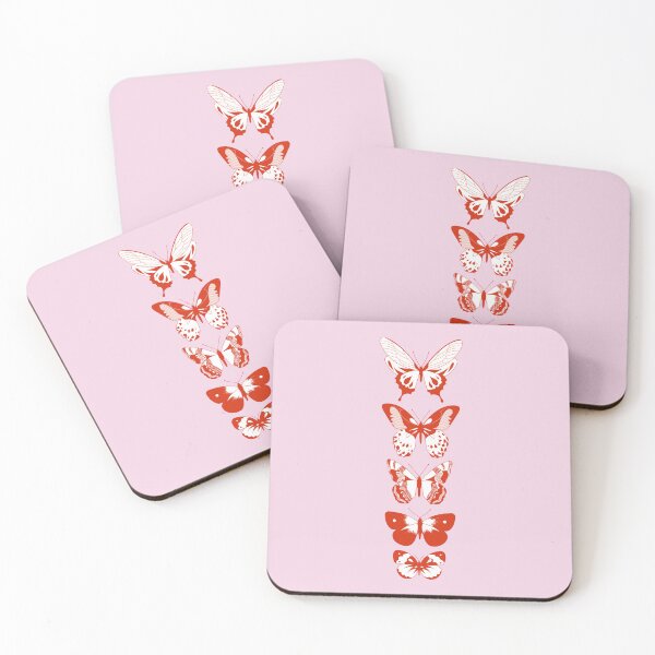 Item preview, Butterflies (red edition) designed and sold by Juliette Lancien.