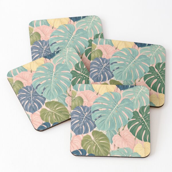 Item preview, Monstera Tropical Leaves Pattern designed and sold by Lizetteh.