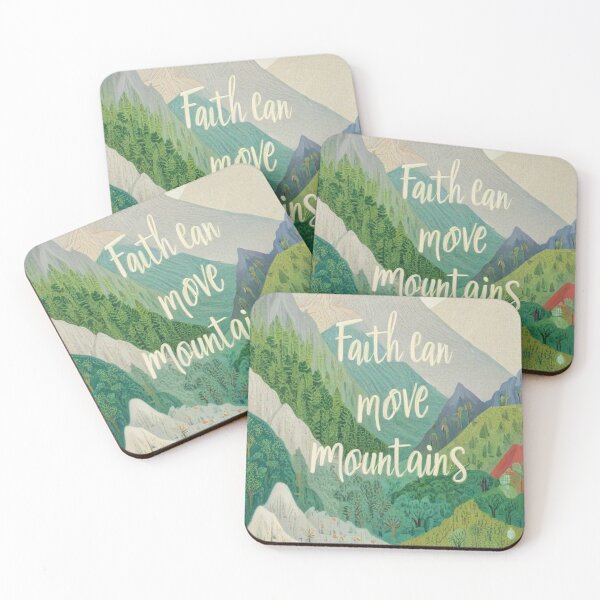 Item preview, Faith can move mountains designed and sold by GraphicMondaze.