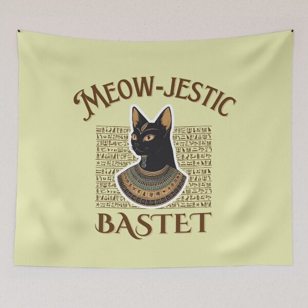 Item preview, Bastet - Ancient Egyptian Cat Goddess Vintage Art designed and sold by KaBaRen.