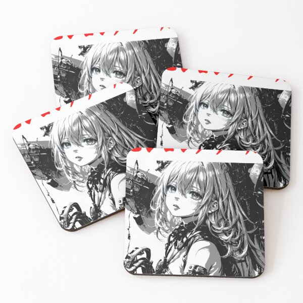 Item preview, Cyberpunk Cyborg Girl Japanese Vaporwave Urban Aesthetic #883 designed and sold by mika-gallery.