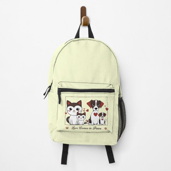 Item preview, Love Comes in Paws Cute Cat and Dog Design designed and sold by PrintandJoy.