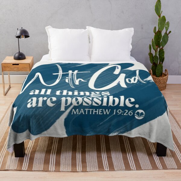 Item preview, Matthew 19:26 designed and sold by GraphicMondaze.