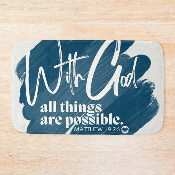 Item preview, Matthew 19:26 designed and sold by GraphicMondaze.