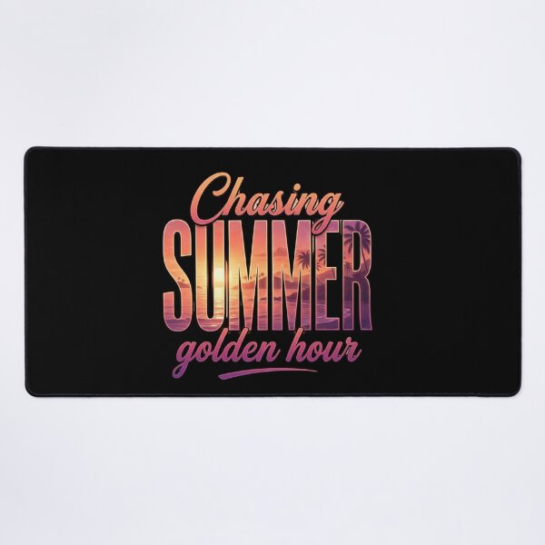 Item preview, Chasing Summer’s Golden Hour – Retro Tropical Sunset T-Shirt designed and sold by bazstees54.