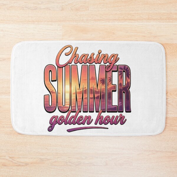 Item preview, Chasing Summer’s Golden Hour – Retro Tropical Sunset T-Shirt designed and sold by bazstees54.