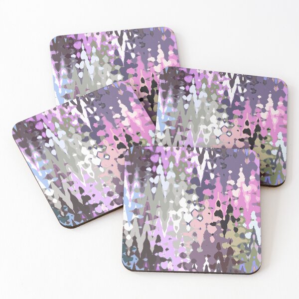 Item preview, Violet Shades Icicles - Abstract Geometric Jagged Glass Design designed and sold by KINKDesign.