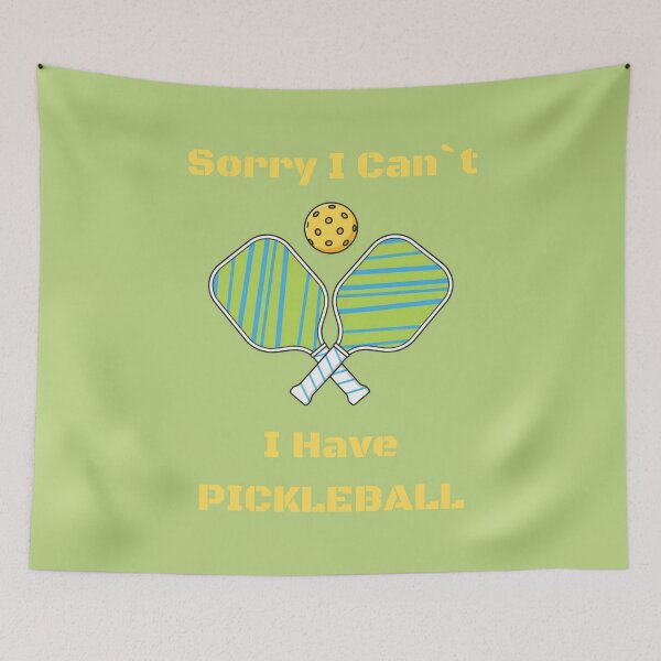 Item preview, Sorry I Can’t I Have Pickleball Funny Tee For Pickleball Players designed and sold by WearFine.