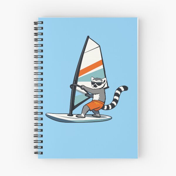 Item preview, Windsurfing Lemur – Funny Animal Adventure Design designed and sold by Dogandesighn.