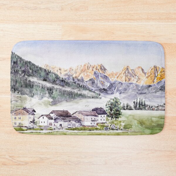 Item preview, Austria Gosau travel arts watercolour painting  designed and sold by ColorandColor.
